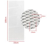 40  x 13  malla de aluminio de la red 8mm*16m m de la parrilla del vehículo del estilo del rombo de plata