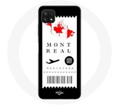 Coque pour Samsung Galaxy A22 5G Billet d'avion Montréal Canada
