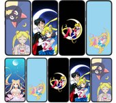 Funda para iPhone 16 15 Xiaomi Redmi Note 14 13 12 11 Pro Max X 8 9 16e Samsung Galaxy S25 S24 S23 Moto G85 OPPO Huawei Sailor Moon Lindo Gato Funda de Teléfono for Samsung Galaxy S20 Plus techo de