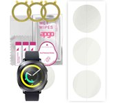 3 protectores de pantalla de hidrogel apgo MATTE para Samsung Gear Sport, película de hidrogel, con capa de posicionamiento de fácil instalación