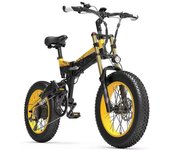 LANKELEISI X3000PLUS-UP Bicicleta eléctrica plegable con neumático ancho de 20 pulgadas, batería de litio de 48V 17,5 Ah, bicicleta eléctrica de 1000w 1000W48V17.5AH