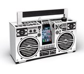 BERLIN BOOMBOX Monocromo Tipo de ensamblaje Boombox Tipo Altavoz Blanco BOOMBOX-WH blanco