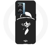 Coque Maniacase pour Realme V23 Monkey D. Luffy noir et blanc