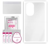 apgo Ultra Clear Protective Skin Sticker for the back compatible with Motorola Edge 30 Pro, Wrap Film, Hydrogel Film, Flexible, Soft TPU with position