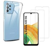 Coque pour Samsung Galaxy A33 5G et 2 Verres Trempé Film Protection Ecran Phonillico®