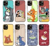 Funda negra para OPPO Reno 8 6 5 4 Pro Plus Find X3 A17 A3 A31 A38 A40 A53 A54 A55 A74 A76 A78 A77 A80 A94 A95 A96 Lite T-91 Tom y Jerry OPPO A96 5G camello