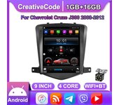 Radio de coche 2 Din Android pantalla táctil para Chevrolet Cruze J300 2008-2012 4 núcleos DSP navegación Gps reproductor Multimedia 1 + 16GB
