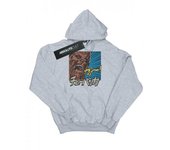 Star Wars Mens Chewbacca Roar Pop Art Hoodie S negro