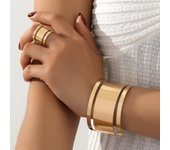 Conjunto de joyas de moda para mujer oro
