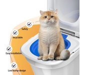 Orinal de viaje para gatos, fácil de usar, para entrenamiento de mascotas, suministros para gatos al aire libre verde