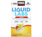 Force Factor, Liquid Labs Energy, Rapid Hydration Electrolyte Drink Mix, Mango Margarita, 20 Stick Packs, 0.28 oz (8 g) Each