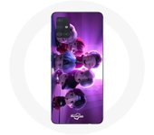 Funda para Samsung Galaxy A51 5G Póster de animación TinyTAN de BTS RM Jin Suga J-Hope Jimin V y Jungkook Mic Drop