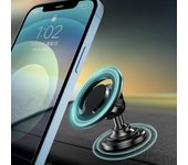 Soporte magnético para teléfono móvil, anillo Universal Magsafe para iPhone 13, 12 Pro Max, HMM, 1 unidad plata