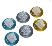 SET 6 Tazas de Té IZABELA
