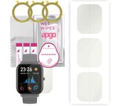 3 protectores de pantalla de hidrogel apgo MATTE para Amazfit GTS, película de hidrogel, con capa de posicionamiento de fácil instalación