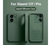 Funda de silicona líquida para Xiaomi 13T Pro, protector de lente de cámara, funda suave para Xiaomi Mi 13t 13 T Mi13T Pro, funda a prueba de golpes For Xiaomi 13T