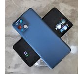 Tapa Trasera de Batería para OPPO Find X3, Puerta de Carcasa con Marco de Cámara, 6.7 amarillo