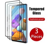 3 protectores de pantalla para Samsung A16, A15, A25, A35, A55, A14, A26, A34, A54, A51, A52, A56, A36, M32, cristal protector para Xiaomi Redmi Note 13, 12 Pro, 11, 10C, 13C iPhone XS Max negro