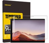 Película protectora de vidrio Adeway para Microsoft Surface Pro, modelo Precision High 7/7+ de 12,3 pulgadas [Dureza 9H, transmisión, antihuellas, antiburbujas]