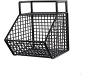 Adhesivos pequeña cesta de Metal granja almacenamiento de alimentos contenedor de malla estante de frutas estante de verduras Cocina 1 Grid