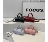 Bolso Boston Tote Pillow Bag Bolso elegante de hombro tipo bandolera cilíndrico one size azul