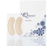 Quanis Dermal Filler Mask for Partial Eye Pack Boxed 2 pieces left and right x 4 sets [Face Areas] (Moisturizing, Drying, Wrinkles) beige