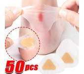 10/30/50 piezas de pegatinas de gel de silicona para zapatos, parches para aliviar el dolor, pegatinas para tacones altos, almohadillas hidrocoloides adhesivas para el cuidado de los pies 10PCS