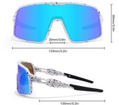 Gafas de sol polarizadas deportivas protección UV ciclismo gafas de sol para hombres mujeres ciclismo pesca correr