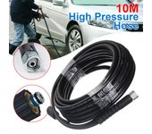Manguera de agua para lavadora de alta presión de 10 metros, M14 x M22, 14 mm, enchufable, para limpieza de coches.