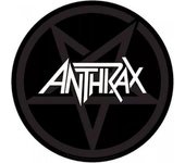 Parche Pentathrax de ántrax One Size blanco/negro