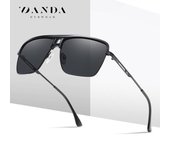 Gafas de sol de moda para hombres que conducen gafas de sol geniales para mujeres gafas elegantes protección UV 58-18-140