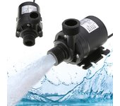 Bomba de circulación de agua caliente, bomba de agua Solar, Motor sin escobillas, elevación de 5m, CC de 12V y 24V