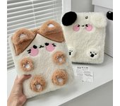 Carpeta A6 con soporte para tarjetas fotográficas, bonito álbum de fotos de perro y gato de peluche, tarjetas fotográficas de ídolos del K-pop, libro de colección, cuaderno escolar para estudiantes, papelería