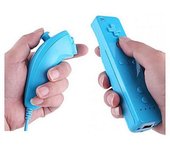 Pack Dúo de Mando y Joystick para Nintendo Wii - Wii U Azul