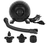Inflador de bomba de aire eléctrica portátil de 800W con 3 boquillas para colchón de cama de aire inflable US Plug