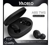 VAORLO Auriculares inalámbricos A6S Bluetooth 5,0, auriculares deportivos, música estéreo HiFi con micrófono, auriculares con cancelación de ruido para todos los teléfonos inteligentes verde