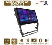 Radio de coche Android para Skoda Octavia A5 2005-2013 Reproductor multimedia Unidad principal Navegación GPS estéreo BT WIFI 1+16 GB 1+16GB