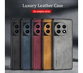 One Plus 10t 10r 9r 11r 2v Funda de piel de oveja de lujo para Oneplus 11 Ace 2 10 Pro 9 RT 5g 9RT funda trasera Retro para hombre Oneplus11 OnePlus 11 gris