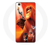 Coque pour Huawei P8 Lite Le Roi Lion Simba et Mufasa