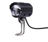 Faro delantero LED para bicicleta eléctrica, luz delantera para bicicleta eléctrica, patinete eléctrico, motocicleta, 2 en 1, resistente al agua, con bocina, 36 V-60 V CHINA