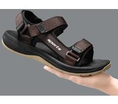 Zapatos clásicos para hombre, sandalias informales para deportes al aire libre, sandalias de verano cómodas antideslizantes para vacaciones en la playa, tallas grandes 40-45 40 negro