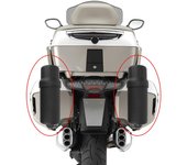 Estuche de almacenamiento para motocicleta, bolsa para sillín, caja para barril, kit de herramientas, soporte para bicicleta, organizador de accesorios para motocicleta, universal negro