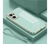Funda para OnePlus Nord CE 2 5G 1+ Nord CE2 IV2201, carcasa trasera de lujo con revestimiento cuadrado a prueba de golpes para OnePlus Nord CE 2 OnePlus Nord CE 2&Case & Strap