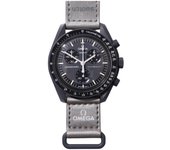 Reloj OMEGA SWATCH Mercury Colaboración con Omega Swatch Caja original con bolsa para compras Modelo Speedmaster Mission Resistente al agua Mission MoonSwatch Silicona ×
