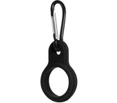 Hebilla colgante para hervidor deportivo de silicona AU, soporte para botella de agua para campamento al aire libre, Carabi negro