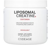 Codeage, liposomal, monohidrato de creatina en polvo, sin sabor, 5000 mg, 147 g (151,5 gramos)
