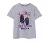 Camiseta de manga corta Barbie Girls High School 5-6 Years gris