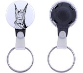 Great Dane - keychain with a dog portrait, pendant with the brand's own Art-Dog graphics