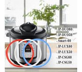 3 uds anillo de sellado de olla a presión junta de olla a presión eléctrica de silicona para IP-DUO60/IP-DUO50/Smart-60/IP-LUX60/IP-LUX50/IP-CSG60/IP-CSG50 Sets