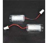 2 artículos con lámparas LED con luz de matrícula LED can-Bus para Focus Fiesta Mondeo Kuga Galaxy S-max